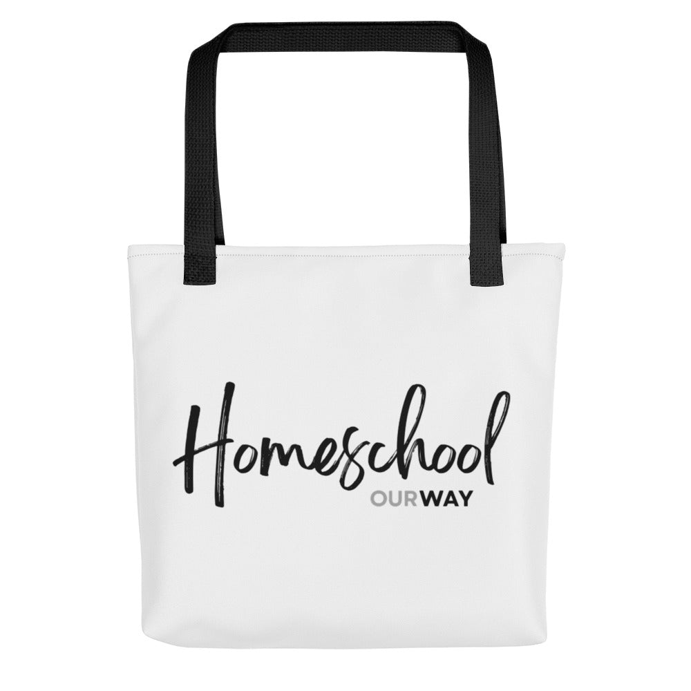 Large Tote Bag | Homeschool Our Way
