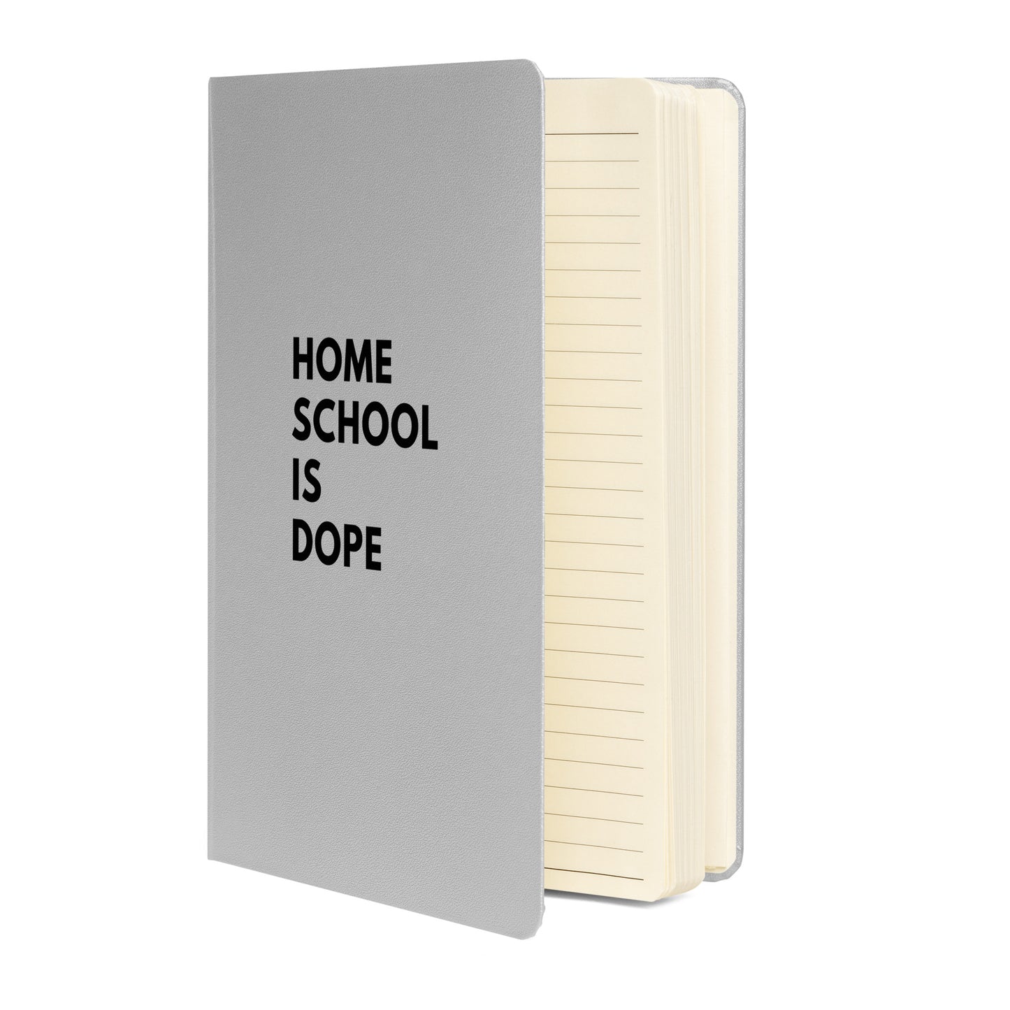 Gray Hardcover Journal | Homeschool Is Dope