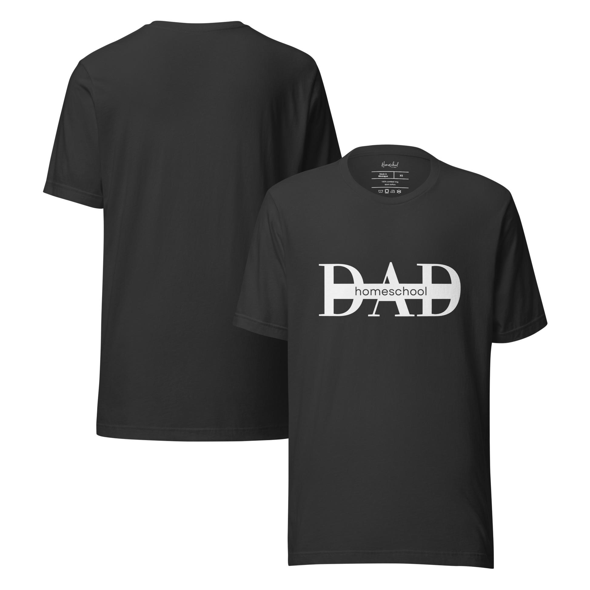 Dark gray 'Homeschool Dad' t-shirt