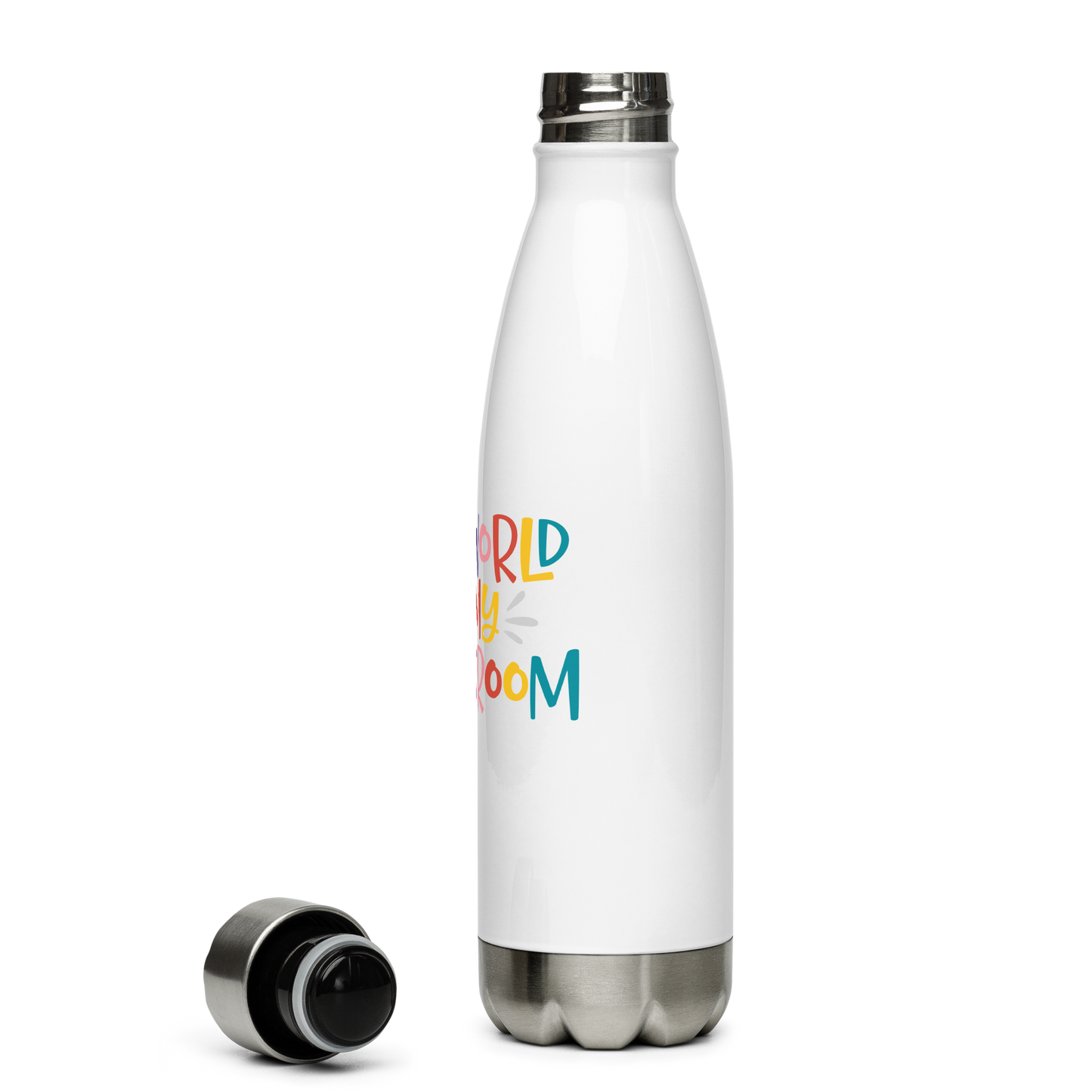 The World Is My Classroom | Stainless Steel Water Bottle