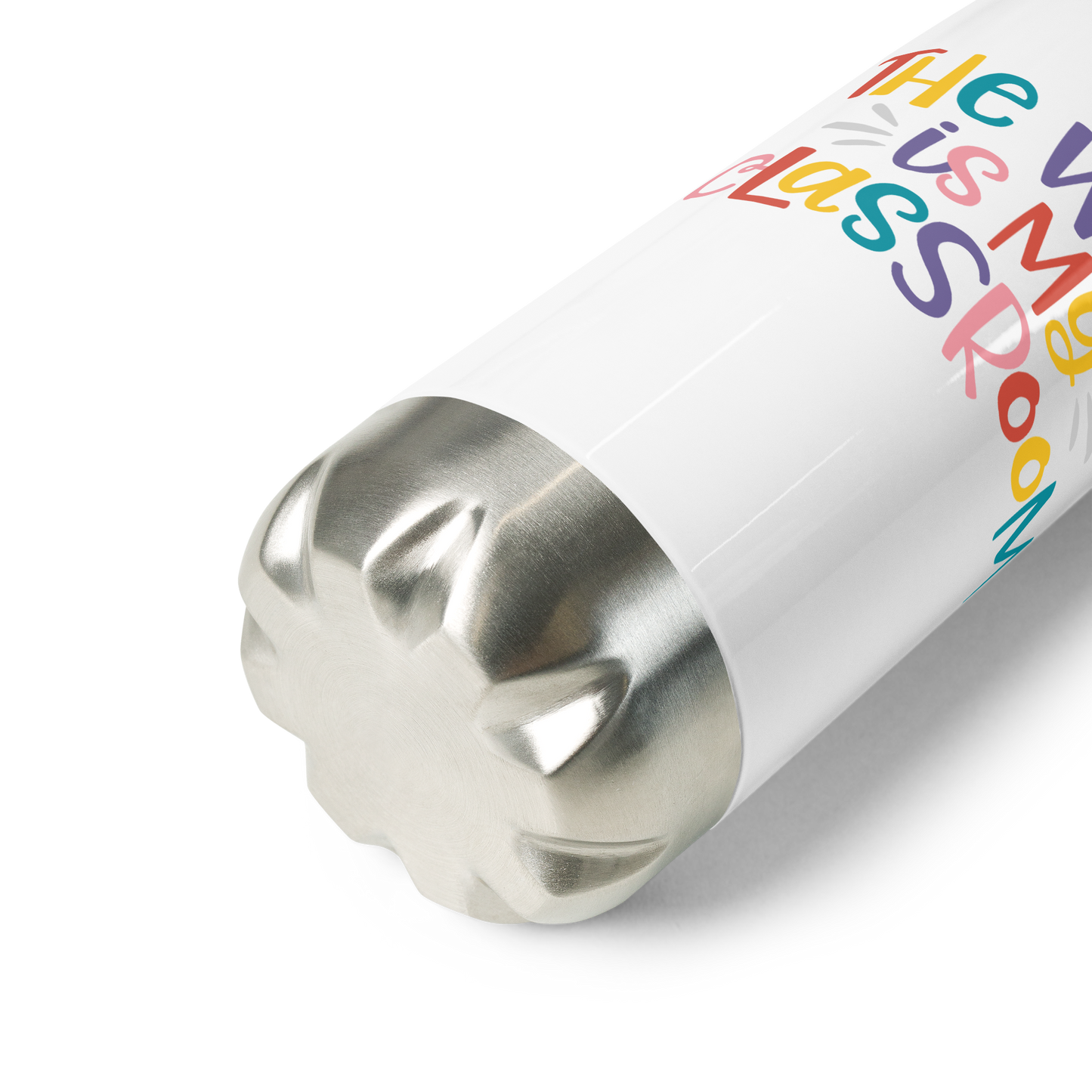 The World Is My Classroom | Stainless Steel Water Bottle